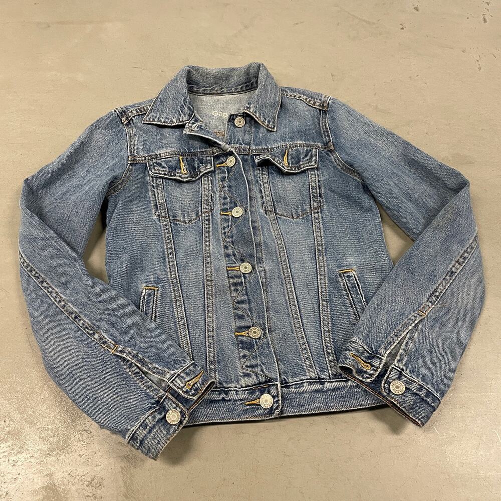 Y2K vintage gap denim trucker jacket